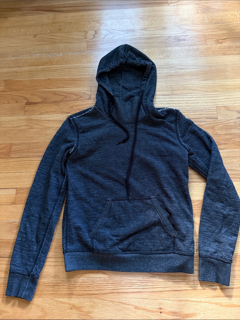 T by Alexander Wang charcoal pullover hoodie.